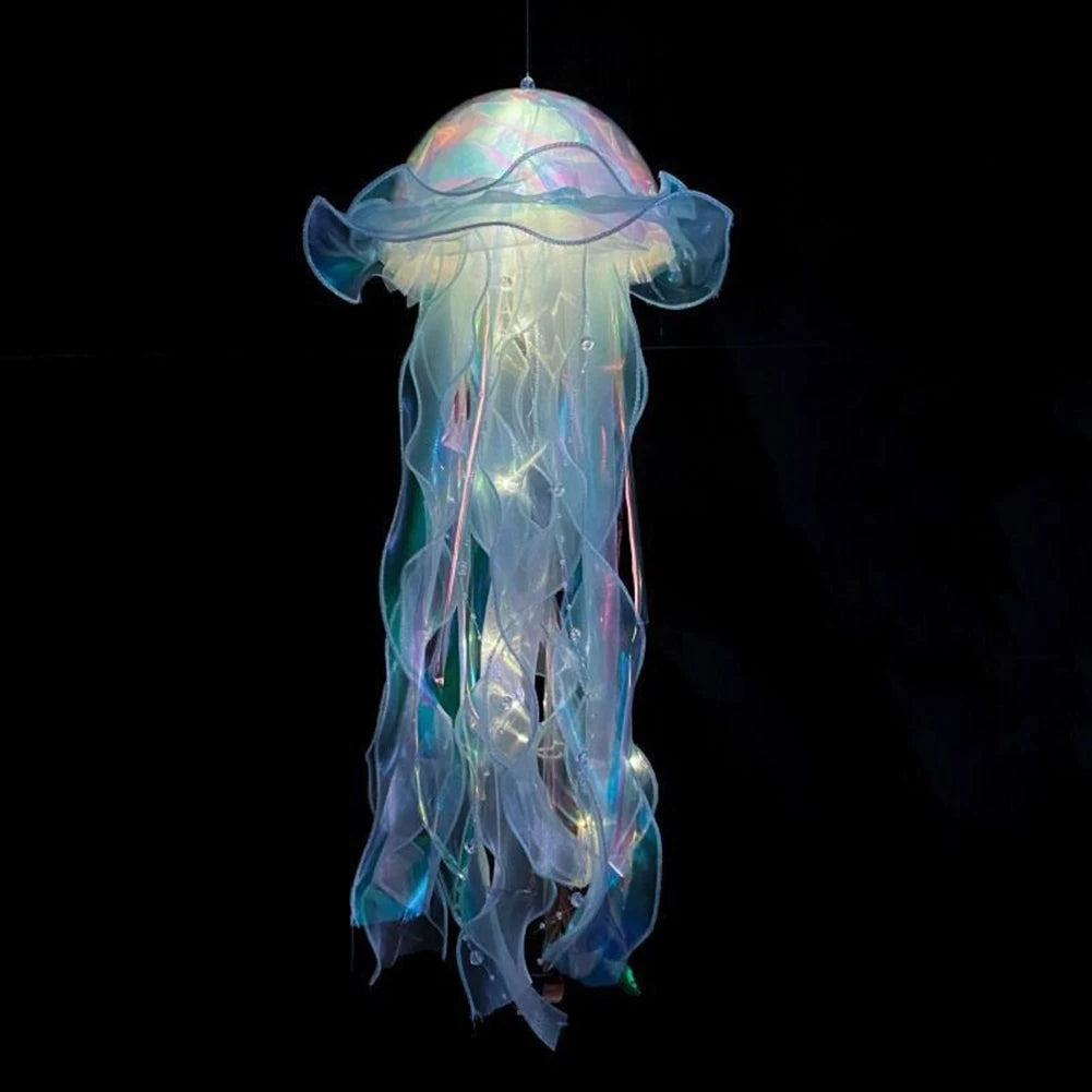 3D Color Changing Jellyfish Lamp with Rotating Tentacles Table Night Light Children Gift Home Bedroom Decor Girls Birthday Gifts