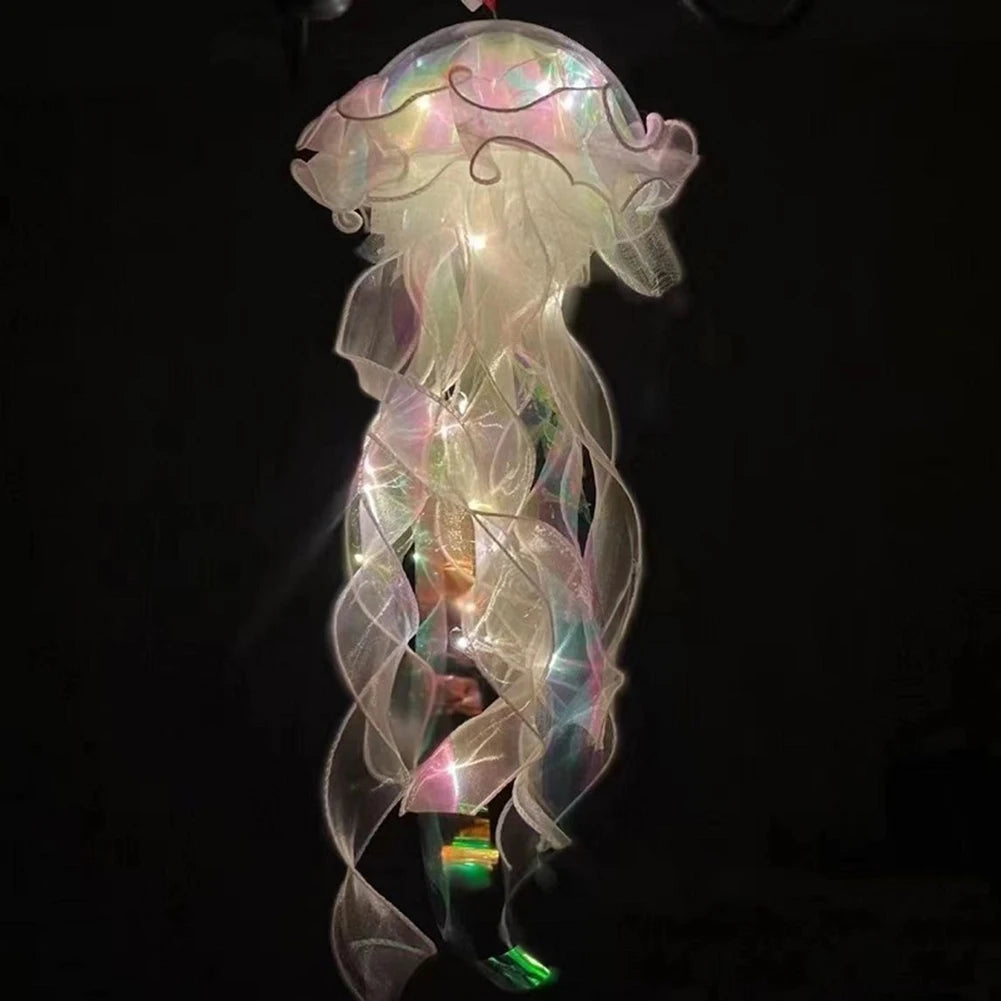 3D Color Changing Jellyfish Lamp with Rotating Tentacles Table Night Light Children Gift Home Bedroom Decor Girls Birthday Gifts