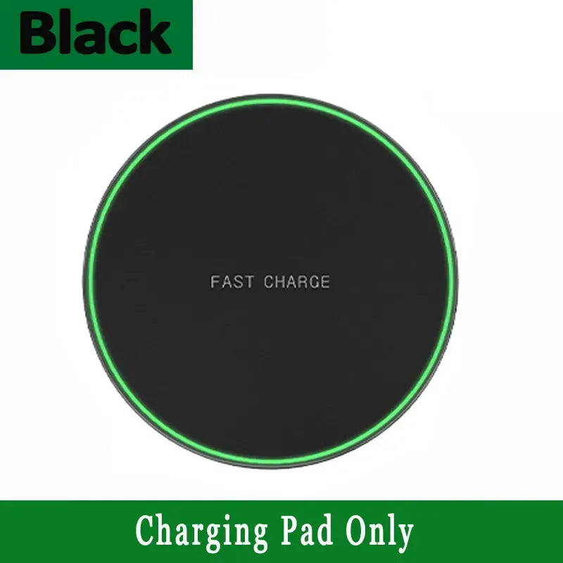 100W Fast Wireless Charger Pad For iPhone 15 14 13 12  X Pro Max 8 Samsung Galaxy S23 Xiaomi Wireless Charging Station Chargers