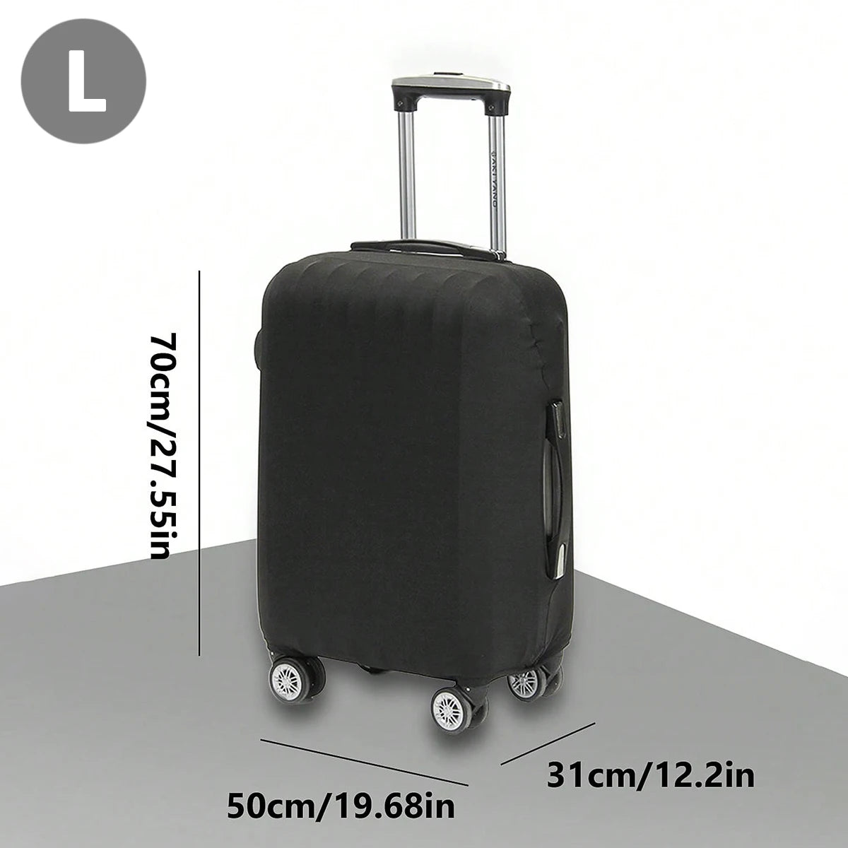 Fashion travel suitcase protective cover Luggage Protective Cover Solid Color Suitable for 18-32 Inch Suitcases.-zmt