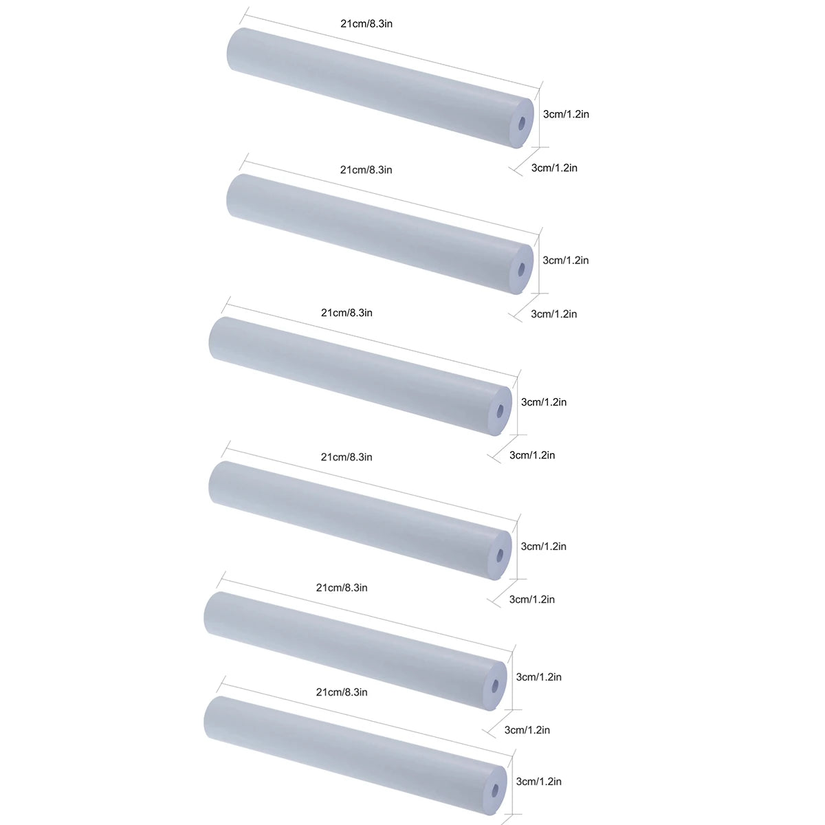 A4 Thermal Paper Thermal Printing Paper 210*30mm for A4 Wireless Bluetooth A40/X8 Printer Paper Roll