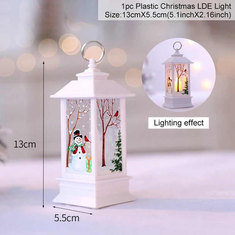 Christmas Festoon Led Light Santa Claus Merry Christmas Decorations For Home 2024 Xmas Ornament Navidad Noel Gifts New Year 2025