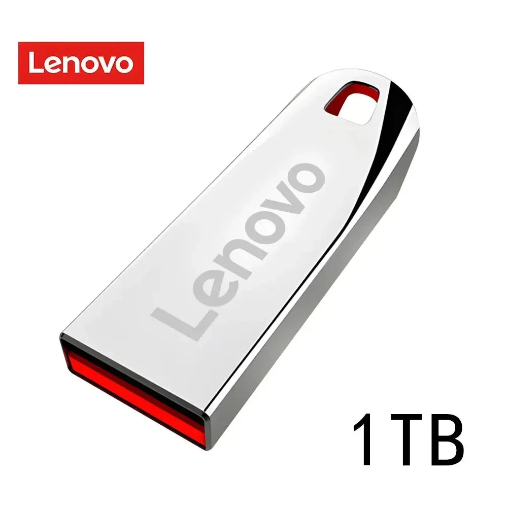 Lenovo 2TB USB 3.0 Metal Flash Drives High Speed Pendrive 1TB 512GB 256GB Portable Usb Drive Waterproof Memoria Usb Flash Disk