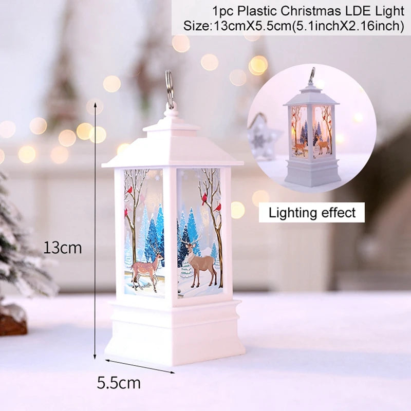 Christmas Festoon Led Light Santa Claus Merry Christmas Decorations For Home 2024 Xmas Ornament Navidad Noel Gifts New Year 2025