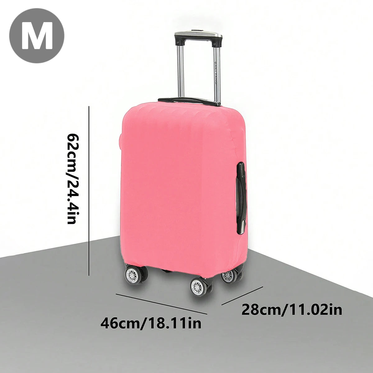 Fashion travel suitcase protective cover Luggage Protective Cover Solid Color Suitable for 18-32 Inch Suitcases.-zmt