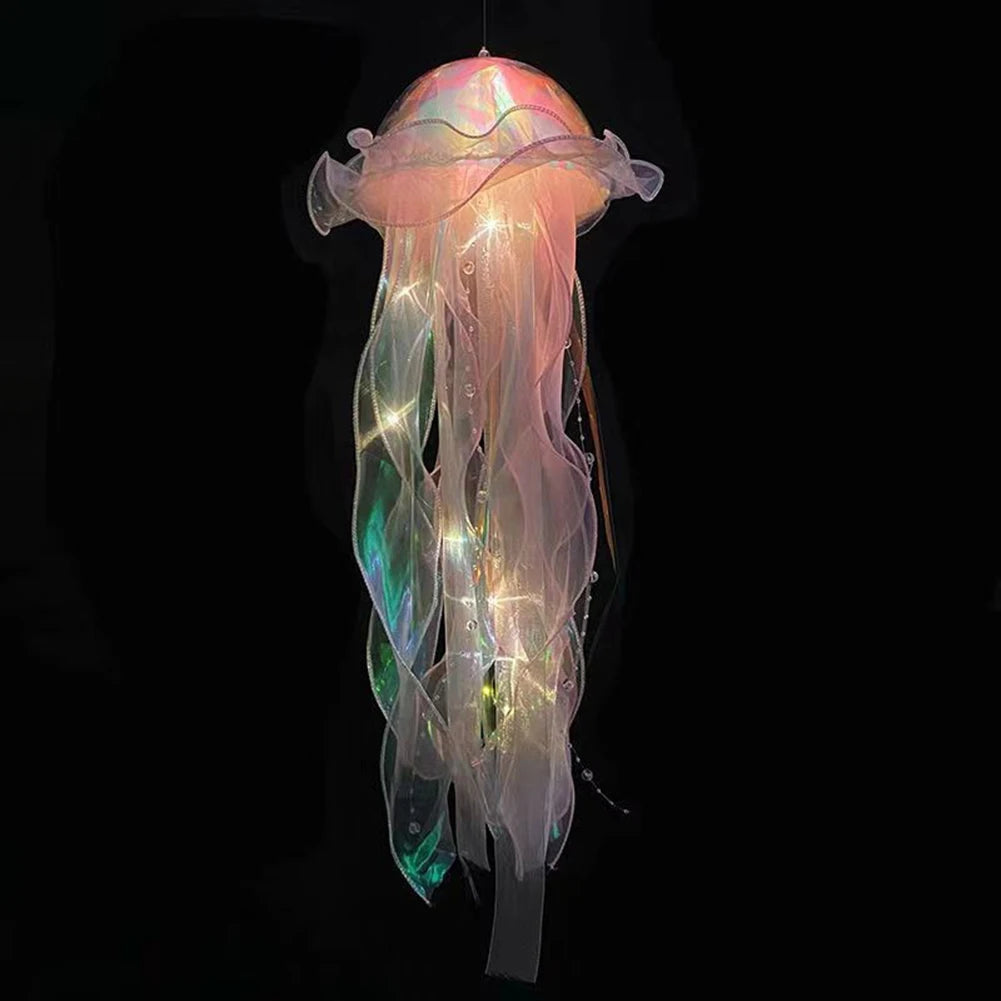 3D Color Changing Jellyfish Lamp with Rotating Tentacles Table Night Light Children Gift Home Bedroom Decor Girls Birthday Gifts