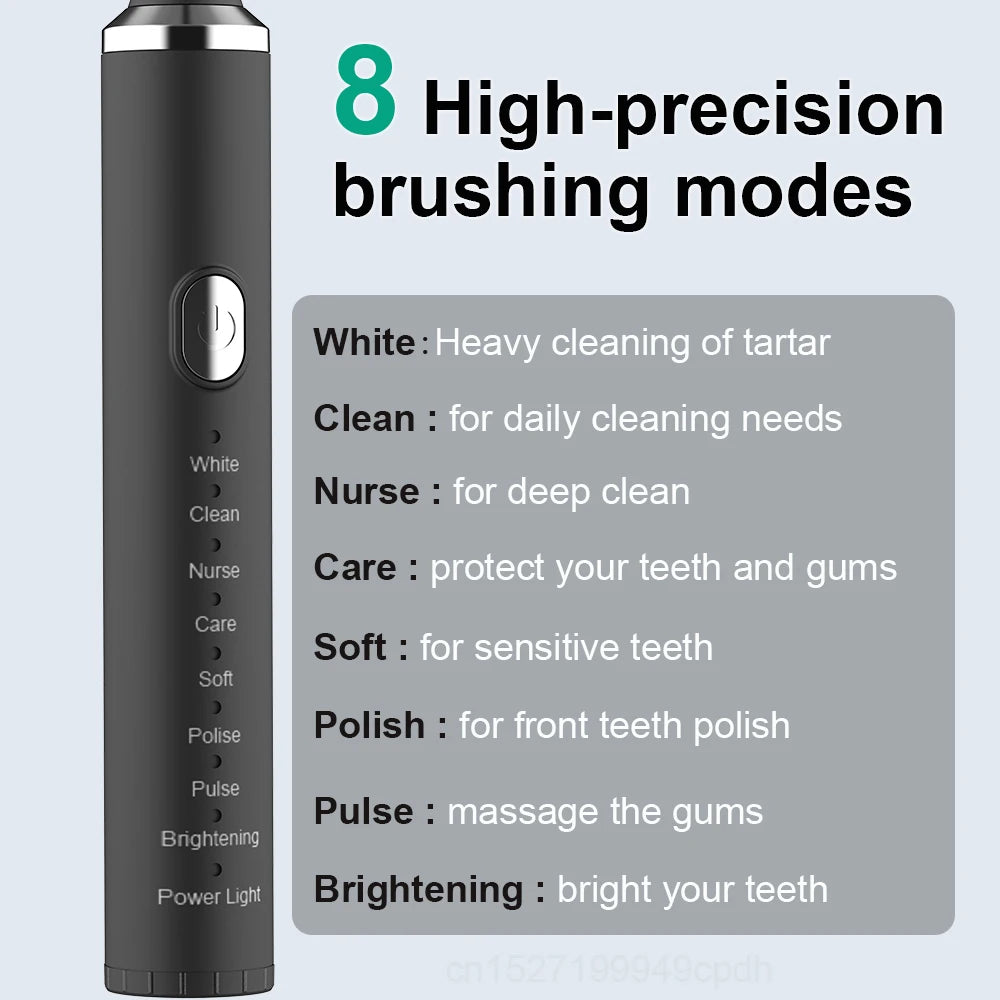 Electric Toothbrush For Teeth Brushes Sonic Vibration Dental Tooth Whitening Cleaner USB Rechargeable Oral Care Toothbrush