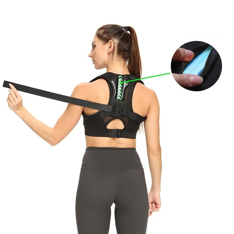 Posture Corrector Unisex Adjustable Back Clavicle Support Back Brace for Neck Back Shoulder Reshape Body