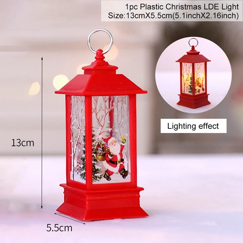 Christmas Festoon Led Light Santa Claus Merry Christmas Decorations For Home 2024 Xmas Ornament Navidad Noel Gifts New Year 2025